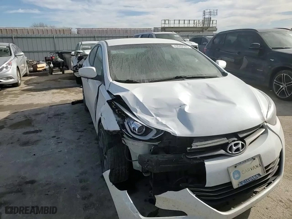 2015 Hyundai Elantra Limited with VIN 5NPDH4AE6FH579504, listed as a Copart auction lot 43042535 with 71,604 mi miles and Salvage Title. Bid and sale history available at carsss.com. Image 10.
