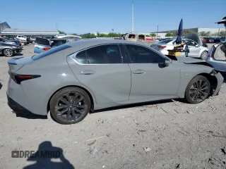 2024 Lexus IS 350 F Sport with VIN JTHGZ1B24R5074190, listed as a Copart auction lot 57615815 with 7,209 mi miles and Salvage title. Bid and sale history available at DreamBid. Image 3.