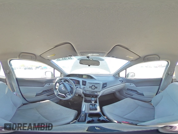 2012 Honda Civic LX with VIN 2HGFB2F56CH588345, listed as a Copart auction lot 54168335 with 149,901 mi miles and Salvage Title. Bid and sale history available at DreamBid. Image 14.