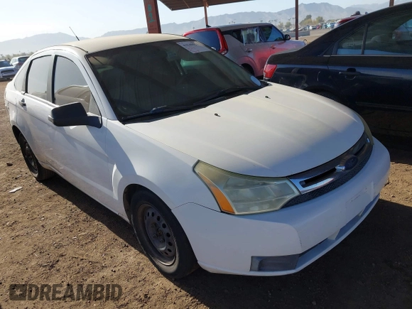 2008 Ford Focus S with VIN 1FAHP34N28W194115, listed as a IAAI auction lot 41540594 with 153,765 mi miles. Bid and sale history available at carsss.com. Image 1.
