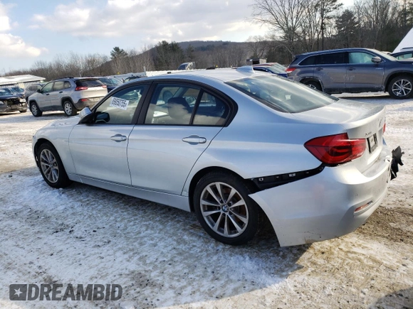 2017 BMW 3 Series 320i xDrive with VIN WBA8E5G32HNU45076, listed as a Copart auction lot 89050755 with 59,680 mi miles and Non repairable. Bid and sale history available at DreamBid. Image 2.