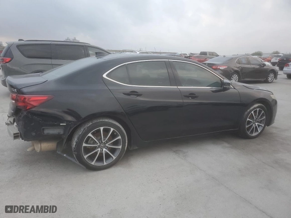 2016 Acura TLX V6 with VIN 19UUB2F36GA001393, listed as a Copart auction lot 51521935 with 107,102 mi miles and Salvage Title. Bid and sale history available at carsss.com. Image 3.