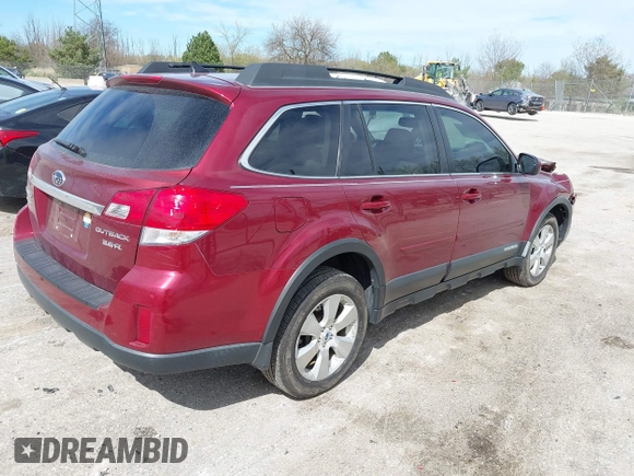 2011 Subaru Outback Limited Power Moon z VIN 4S4BREKC5B2421461, wystawiony jako IAAI lot #42146195 z przebiegiem 84 312 mil mil oraz . Historia ofert i sprzedaży dostępna na DreamBid. Obrazek 4.