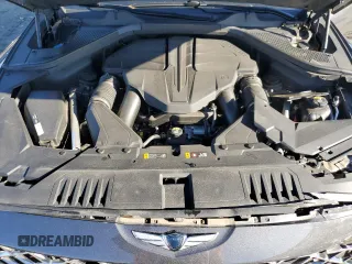 2022 Genesis GV80 Advanced Plus with VIN KMUHCESC4NU075604, listed as a Copart auction lot 81879594 with 34,330 mi miles and Salvage title. Bid and sale history available at DreamBid. Image 13.