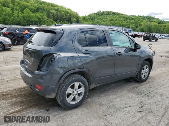 2020 Chevrolet Trax LS z VIN 3GNCJNSB7LL273019, wystawiony jako Copart lot #56684175 z przebiegiem 69 822 mil mil oraz Szkoda całkowita • Salvage title. Historia ofert i sprzedaży dostępna na DreamBid. Obrazek 3.