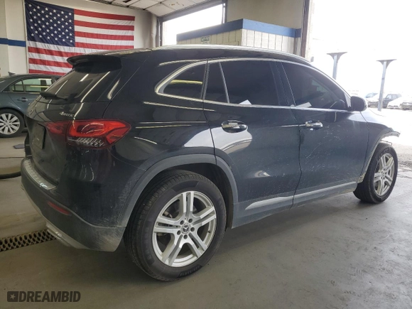 2023 Mercedes-Benz GLA with VIN W1N4N4HB6PJ508826, listed as a Copart auction lot 52086985 with 50,275 mi miles and Salvage Title. Bid and sale history available at carsss.com. Image 3.