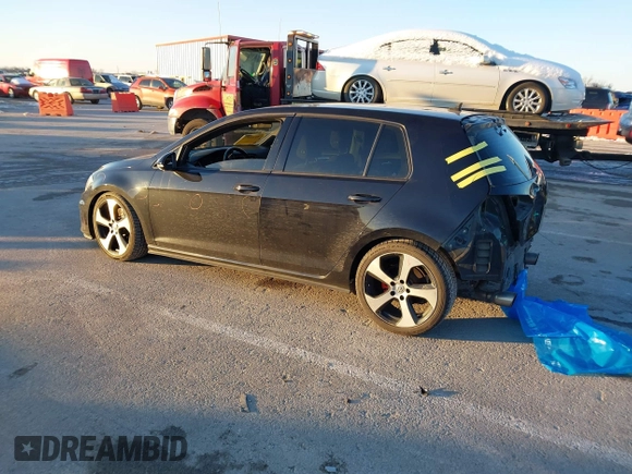 2015 Volkswagen GTI SE with VIN 3VW4T7AUXFM033450, listed as a IAAI auction lot 41286672 with 158,199 mi miles and . Bid and sale history available at DreamBid. Image 3.