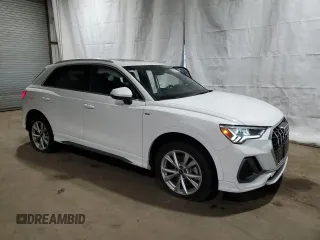 2023 Audi Q3 S line Premium z VIN WA1DECF35P1103144, wystawiony jako Copart lot #47406205 z przebiegiem 41 088 mil mil oraz Tytuł czysty. Historia ofert i sprzedaży dostępna na DreamBid. Obrazek 4.
