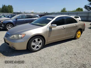 2005 Acura RL с VIN JH4KB16505C007711, выставлен на аукционе Copart как лот 65974095 с пробегом 145 194 миль миль и Списание • Salvage title. История ставок и продаж доступна на DreamBid. Изображение 1.