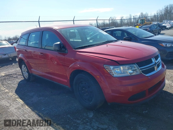 2014 Dodge Journey American Value Pkg with VIN 3C4PDCAB8ET170668, listed as a IAAI auction lot 41662590 with 167,776 mi miles. Bid and sale history available at carsss.com. Image 1.