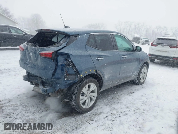 2024 Buick Encore GX Preferred with VIN KL4AMBSL3RB209286, listed as a IAAI auction lot 41371423 with 7,646 mi miles and . Bid and sale history available at DreamBid. Image 4.