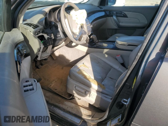 2007 Acura MDX with VIN 2HNYD28287H529740, listed as a Copart auction lot 48545555 with 177,115 mi miles and Salvage Title. Bid and sale history available at carsss.com. Image 8.