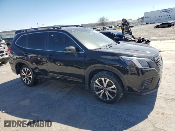 2022 Subaru Forester Limited with VIN JF2SKANC6NH430329, listed as a Copart auction lot 47896085 with 46,224 mi miles and Salvage Title. Bid and sale history available at carsss.com. Image 4.