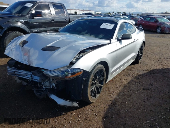 2019 Ford Mustang EcoBoost with VIN 1FA6P8TH5K5151692, listed as a IAAI auction lot 41414802 with 72,793 mi miles and . Bid and sale history available at carsss.com. Image 2.