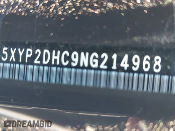 2022 Kia Telluride LX z VIN 5XYP2DHC9NG214968, wystawiony jako IAAI lot #41329588 z przebiegiem 59 141 mil mil oraz . Historia ofert i sprzedaży dostępna na DreamBid. Obrazek 9.