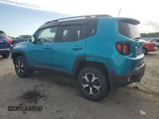 2021 Jeep Renegade Trailhawk z VIN ZACNJDC10MPN36104, wystawiony jako Copart lot #56463785 z przebiegiem 36 114 mil mil oraz Szkoda całkowita • Salvage title. Historia ofert i sprzedaży dostępna na DreamBid. Obrazek 2.