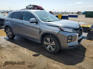 2020 Mitsubishi Outlander ES with VIN JA4AP3AU1LU011034, listed as a Copart auction lot 58606965 with 92,423 mi miles and Salvage title. Bid and sale history available at DreamBid. Image 4.