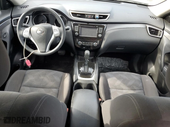 2016 Nissan Rogue SV with VIN KNMAT2MV1GP647313, listed as a Copart auction lot 54320595 with 105,490 mi miles and Salvage Title. Bid and sale history available at carsss.com. Image 8.