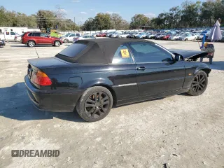 2001 BMW 3 Series 330Ci with VIN WBABS53481JU85155, listed as a Copart auction lot 44181575 with 149,606 mi miles and Salvage Title. Bid and sale history available at carsss.com. Image 3.