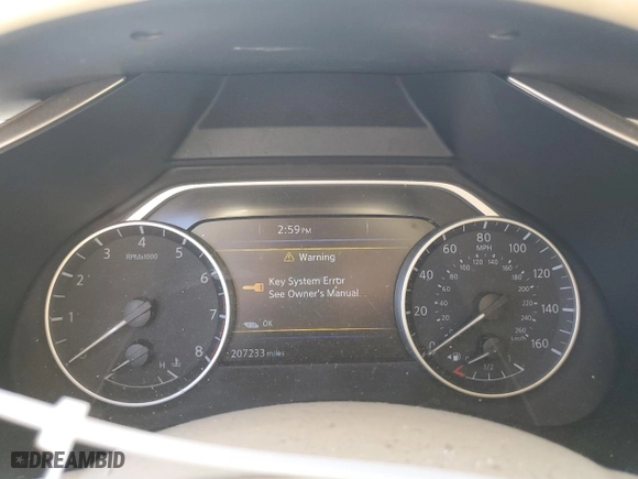 2017 Nissan Murano Platinum with VIN 5N1AZ2MH8HN171305, listed as a Copart auction lot 48837235 with 207,233 mi miles and Clean Title. Bid and sale history available at carsss.com. Image 9.