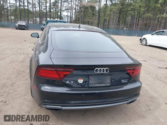 2017 Audi A7 Prestige with VIN WAU22AFC6HN125400, listed as a IAAI auction lot 41703901 with 78,788 mi miles. Bid and sale history available at carsss.com. Image 16.