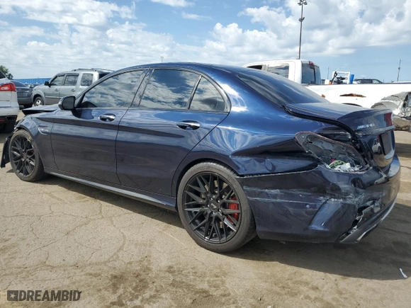 2016 Mercedes-Benz C-Class AMG C 63 S with VIN 55SWF8HB4GU143203, listed as a Copart auction lot 70468244 with 75,812 mi miles and Clean Title. Bid and sale history available at carsss.com. Image 2.