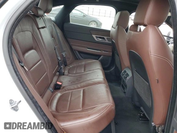 2016 Jaguar XF 35t R-Sport with VIN SAJBF4BV3GCY16993, listed as a Copart auction lot 85688844 with 63,815 mi miles and Salvage Title. Bid and sale history available at carsss.com. Image 10.
