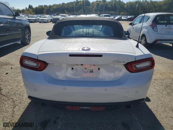 2017 FIAT 124 Spider Elaborazione Abarth with VIN JC1NFAEK3H0103023, listed as a Copart auction lot 75638104 with NaN miles and Salvage Title. Bid and sale history available at carsss.com. Image 6.
