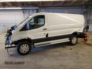2024 Ford Transit Cargo with VIN 1FTBR1Y88RKA70197, listed as a Copart auction lot 76137834 with Not Provided miles and Clean Title. Bid and sale history available at DreamBid. Image 1.