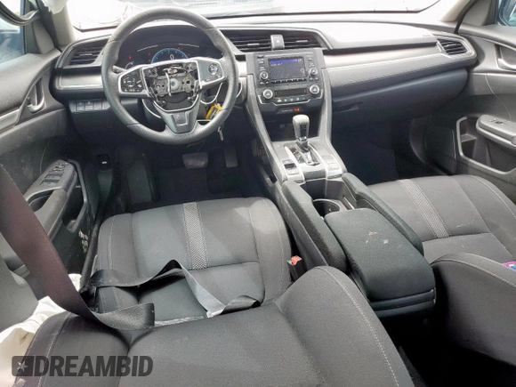 2019 Honda Civic LX with VIN 2HGFC2F68KH606218, listed as a Copart auction lot 55811975 with 74,750 mi miles and Salvage Title. Bid and sale history available at DreamBid. Image 8.