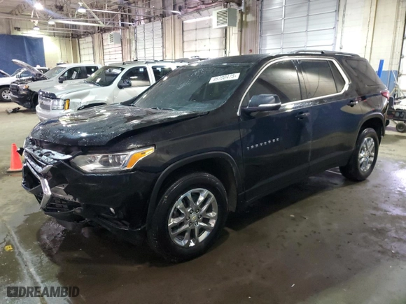 2021 Chevrolet Traverse LT Cloth with VIN 1GNEVGKW0MJ262173, listed as a Copart auction lot 46700475 with 50,532 mi miles and Salvage Title. Bid and sale history available at carsss.com. Image 1.