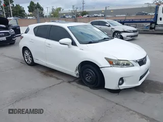 2012 Lexus CT 200h z VIN JTHKD5BH4C2110988, wystawiony jako IAAI lot #41591812 z przebiegiem 248 208 mil mil oraz . Historia ofert i sprzedaży dostępna na DreamBid. Obrazek 1.