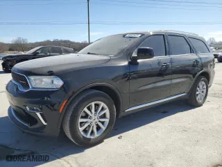 2022 Dodge Durango SXT with VIN 1C4RDHAG2NC103092, listed as a Copart auction lot 46909425 with 92,070 mi miles and Salvage Title. Bid and sale history available at carsss.com. Image 1.