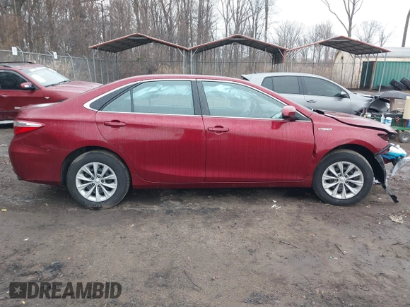 2017 Toyota Camry Hybrid LE with VIN 4T1BD1FK9HU209135, listed as a IAAI auction lot 41668852 with 98,808 mi miles. Bid and sale history available at carsss.com. Image 13.