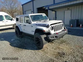 2020 Jeep Wrangler Unlimited Rubicon with VIN 1C4HJXFG7LW140402, listed as a Copart auction lot 41829145 with 49,411 mi miles and Salvage Title. Bid and sale history available at carsss.com. Image 11.
