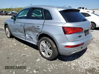 2018 Audi Q5 Premium Plus with VIN WA1BNAFY7J2008173, listed as a Copart auction lot 48298624 with 86,486 mi miles and Salvage Title. Bid and sale history available at carsss.com. Image 2.