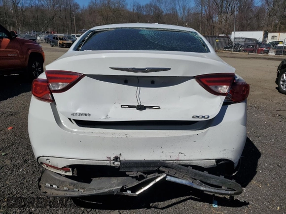 2015 Chrysler 200 Limited with VIN 1C3CCCAB3FN541873, listed as a Copart auction lot 50612845 with 135,766 mi miles and Salvage Title. Bid and sale history available at carsss.com. Image 6.