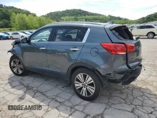 2015 Kia Sportage EX with VIN KNDPCCAC7F7711730, listed as a Copart auction lot 57144895 with 88,661 mi miles and Salvage title. Bid and sale history available at DreamBid. Image 2.