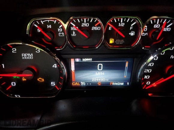 2016 GMC Sierra 2500HD SLT z VIN 1GT12TE80GF271582, wystawiony jako Copart lot #59993915 z przebiegiem 224 490 mil mil oraz Szkoda całkowita • Salvage title. Historia ofert i sprzedaży dostępna na DreamBid. Obrazek 9.