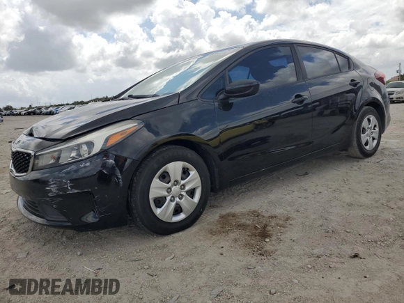 2017 Kia Forte LX with VIN 3KPFK4A71HE018534, listed as a Copart auction lot 52582815 with 112,516 mi miles and Salvage Title. Bid and sale history available at carsss.com. Image 1.