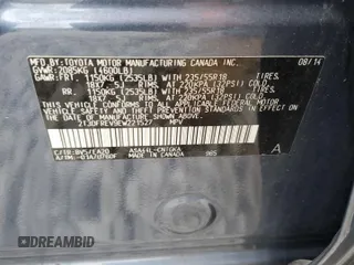 2014 Toyota RAV4 Limited with VIN 2T3DFREV9EW221527, listed as a Copart auction lot 61225505 with 104,286 mi miles and Salvage title. Bid and sale history available at DreamBid. Image 14.