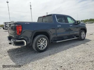 2022 GMC Sierra 1500 SLT with VIN 1GTU9DED5NZ175017, listed as a Copart auction lot 54352495 with 41,068 mi miles and Salvage Title. Bid and sale history available at carsss.com. Image 3.