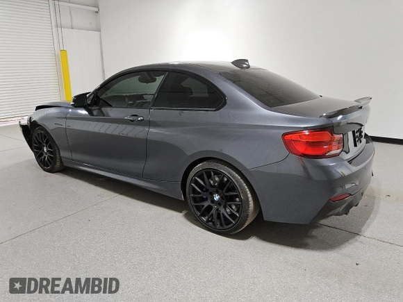 2018 BMW 2 Series M240i with VIN WBA2J5C52JVC07018, listed as a Copart auction lot 88993365 with 51,453 mi miles and Clean Title. Bid and sale history available at carsss.com. Image 2.