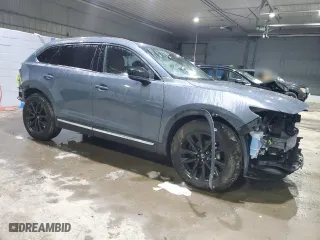 2021 Mazda CX-9 Grand Touring with VIN JM3TCBDY5M0511331, listed as a Copart auction lot 46904625 with 44,405 mi miles and Salvage Title. Bid and sale history available at carsss.com. Image 4.