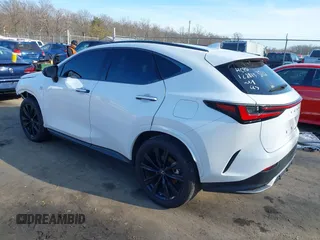 2022 Lexus NX with VIN 2T2KGCEZ8NC003721, listed as a IAAI auction lot 38637550 with 16,987 mi miles. Bid and sale history available at carsss.com. Image 3.