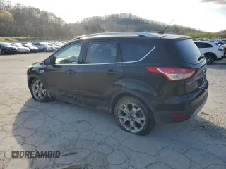 2014 Ford Escape Titanium with VIN 1FMCU9J94EUE57909, listed as a Copart auction lot 51955785 with 154,819 mi miles and Salvage Title. Bid and sale history available at DreamBid. Image 2.