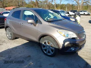 2013 Buick Encore Leather with VIN KL4CJCSB9DB080753, listed as a IAAI auction lot 41151433 with 90,939 mi miles and . Bid and sale history available at carsss.com. Image 1.