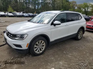 2020 Volkswagen Tiguan S with VIN 3VV0B7AX6LM165813, listed as a Copart auction lot 55128975 with 140,357 mi miles and Salvage title. Bid and sale history available at DreamBid. Image 1.