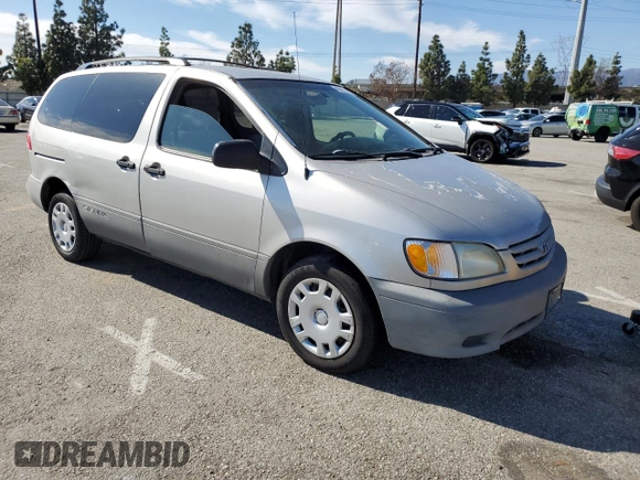 2003 Toyota Sienna CE with VIN 4T3ZF19C83U535893, listed as a Copart auction lot 46493325 with 154,355 mi miles and Salvage Title. Bid and sale history available at carsss.com. Image 4.