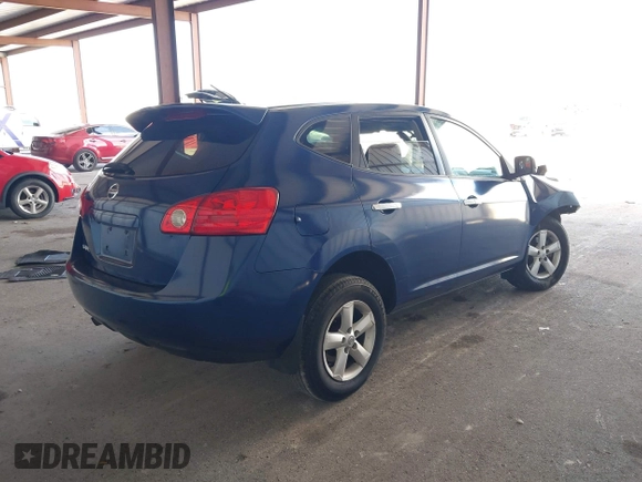 2010 Nissan Rogue S with VIN JN8AS5MT4AW009612, listed as a IAAI auction lot 41968589 with 167,252 mi miles and . Bid and sale history available at DreamBid. Image 4.